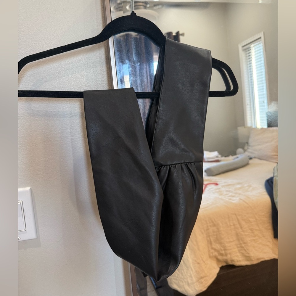 Black Meshki wrap top